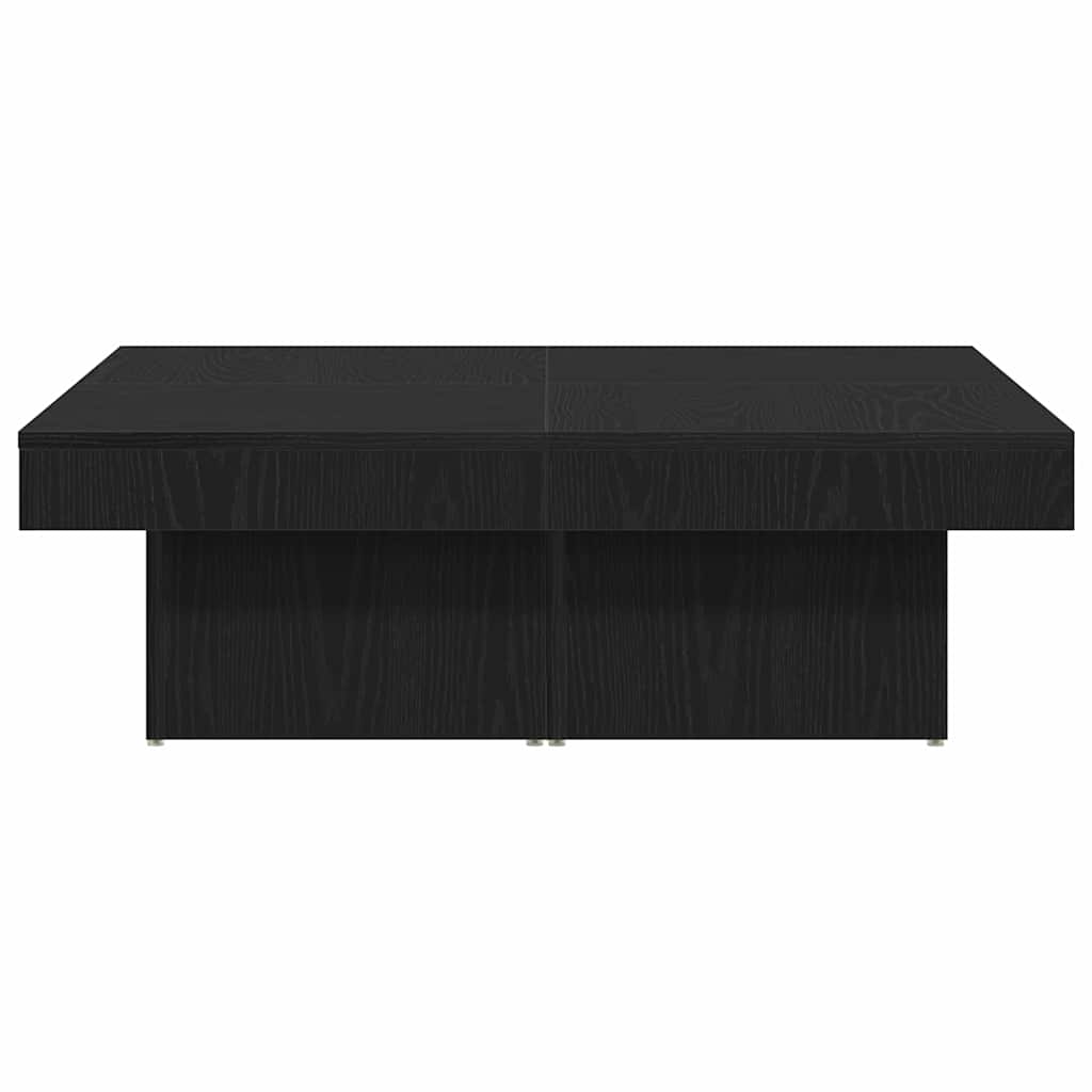 vidaXL Τραπεζάκι σαλονιού Μαύρη δρυς 90 x 90 x 28 cm