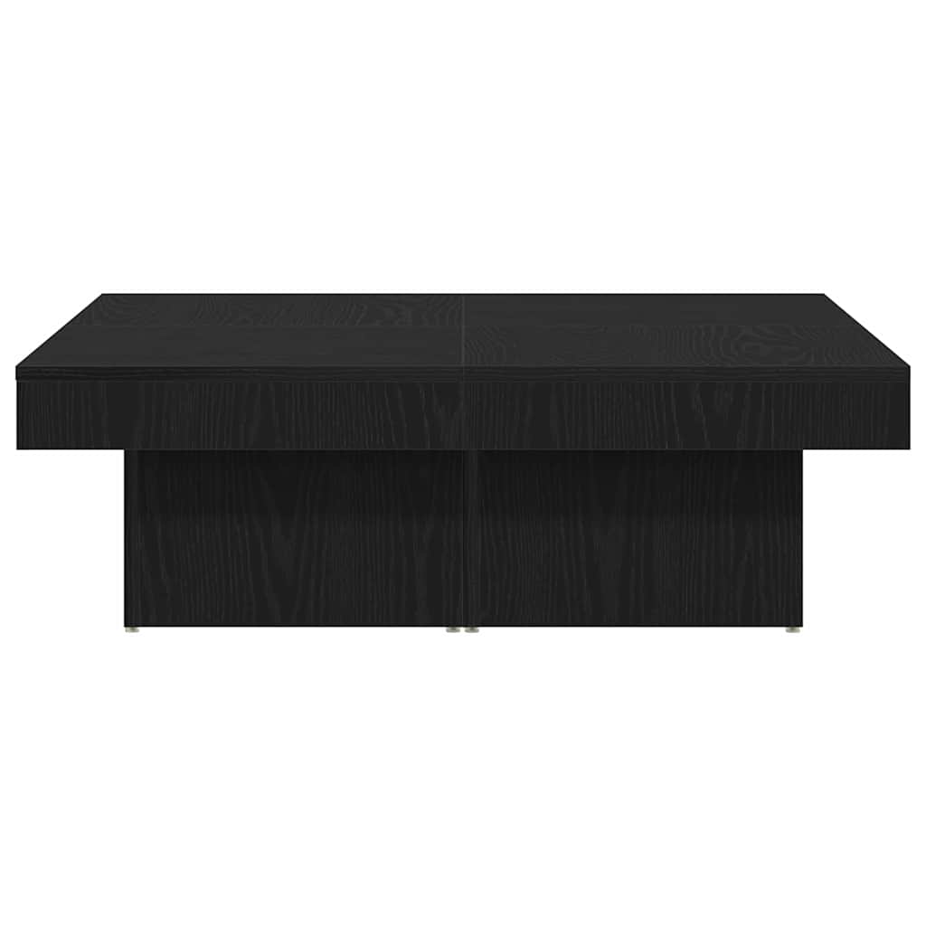 vidaXL Τραπεζάκι σαλονιού Μαύρη δρυς 90 x 90 x 28 cm