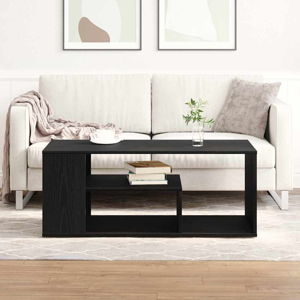 vidaXL Τραπεζάκι σαλονιού Μαύρη δρυς 100 x 50 x 40 cm