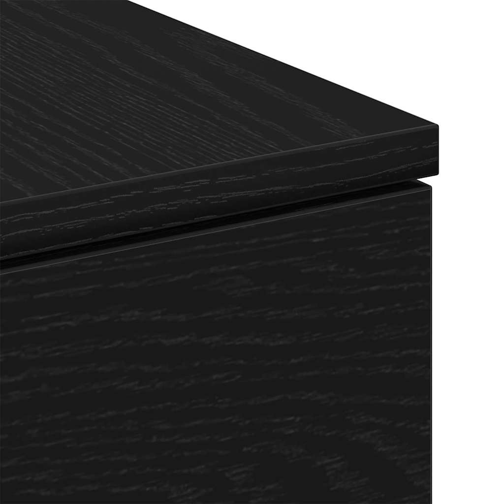 vidaXL Τραπεζάκι σαλονιού Μαύρη Οξυά 90 x 60 x 31 cm