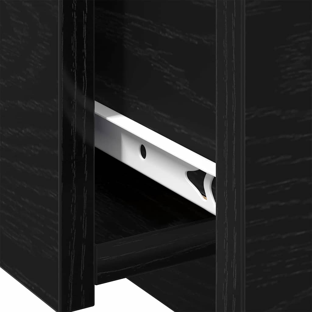 vidaXL Τραπεζάκι σαλονιού Μαύρη Οξυά 90 x 60 x 31 cm