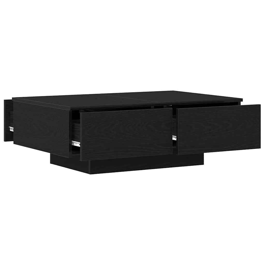 vidaXL Τραπεζάκι σαλονιού Μαύρη Οξυά 90 x 60 x 31 cm