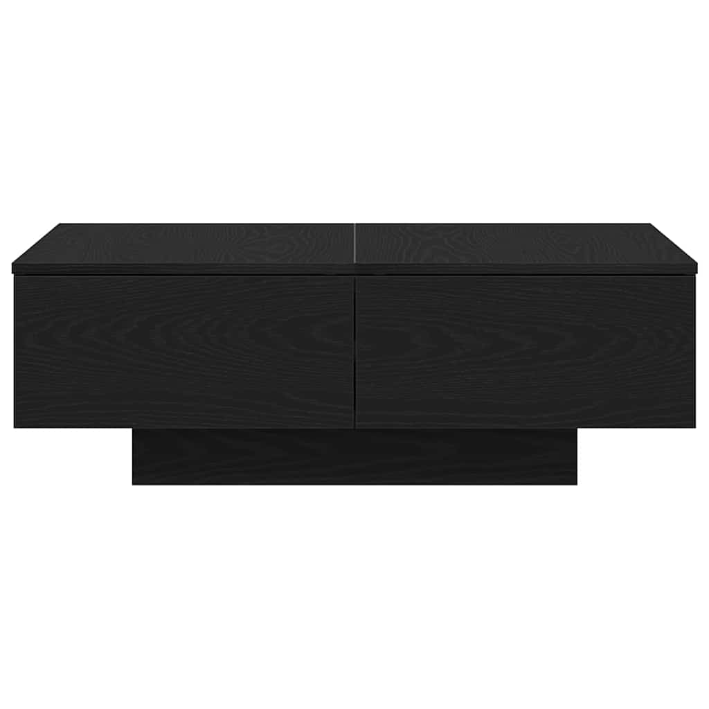 vidaXL Τραπεζάκι σαλονιού Μαύρη Οξυά 90 x 60 x 31 cm