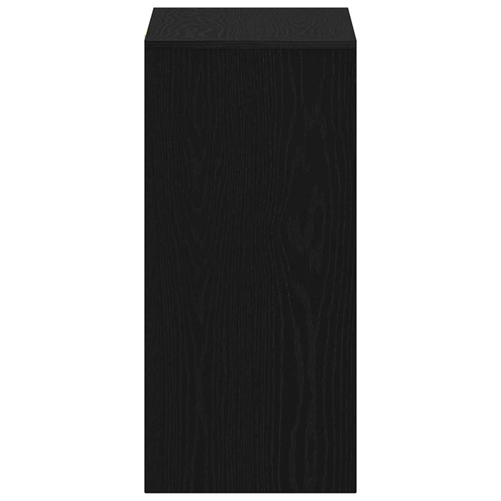 vidaXL Γραφείο Μαύρη Οξυά 102,5 x 35 x 75 εκ Επεξεργασμένο ξύλο