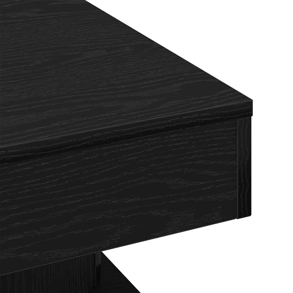 vidaXL Τραπεζάκι σαλονιού Μαύρη Οξυά 57 x 57 x 30 εκ.