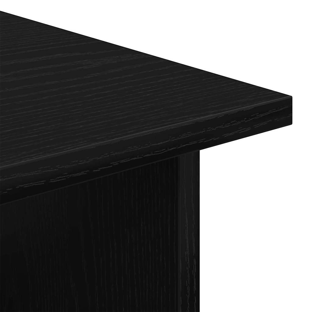 vidaXL Κινητό Ντουλάπι 60 x 45 x 55 εκ. Επεξεργασμένο Ξύλο Μαύρη Οξυά