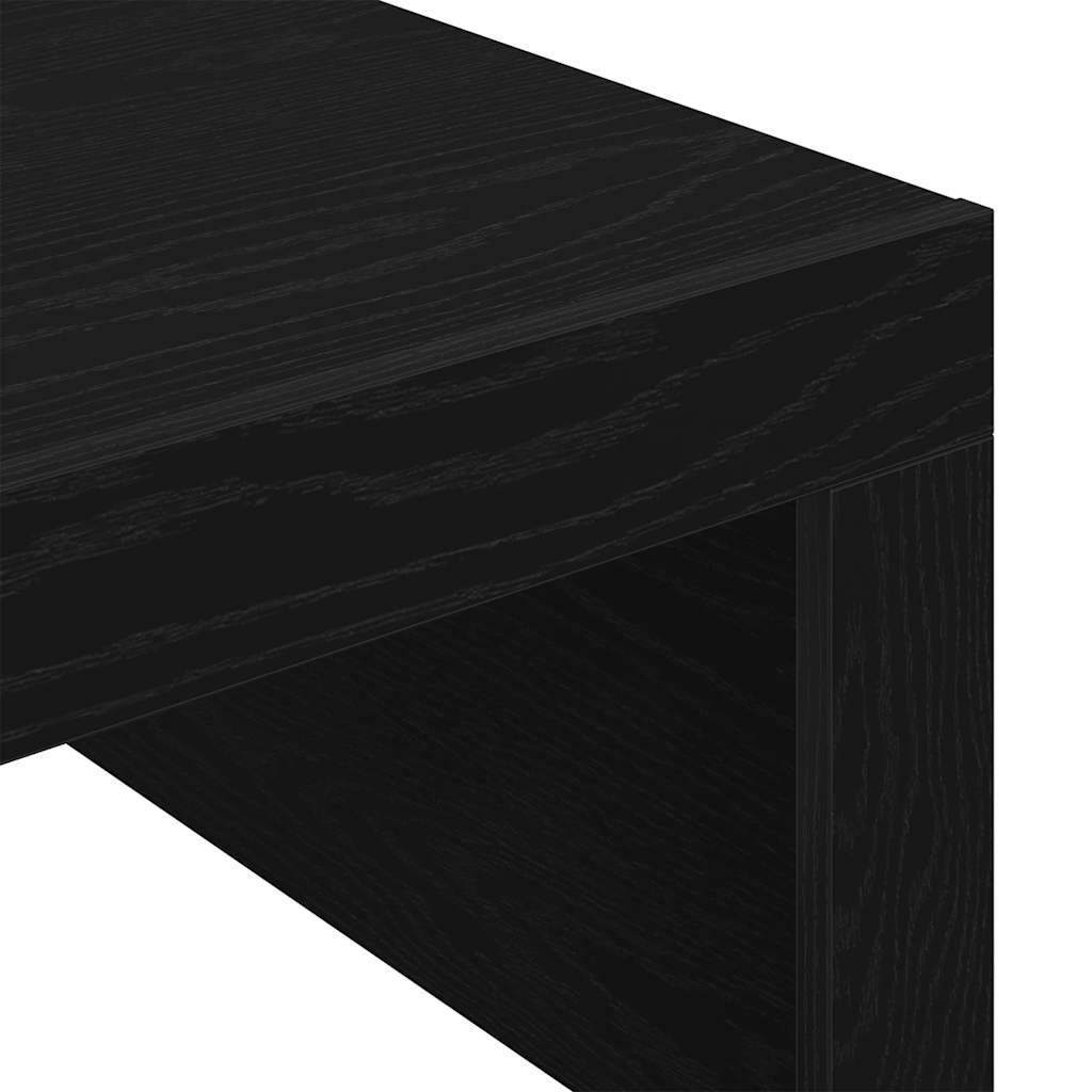 vidaXL Τραπεζάκι σαλονιού Μαύρη Οξυά 100 x 100 x 35 cm