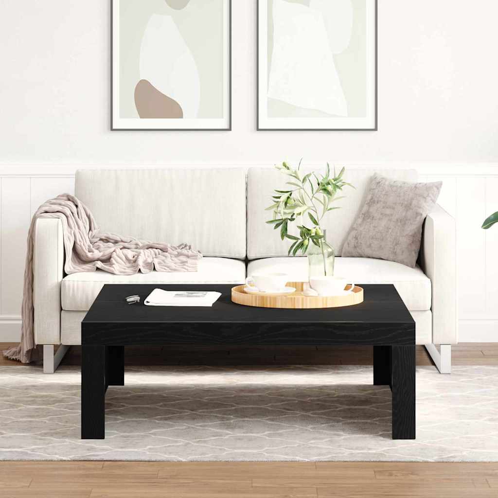 vidaXL Τραπεζάκι σαλονιού Μαύρη Οξυά 100 x 100 x 35 cm