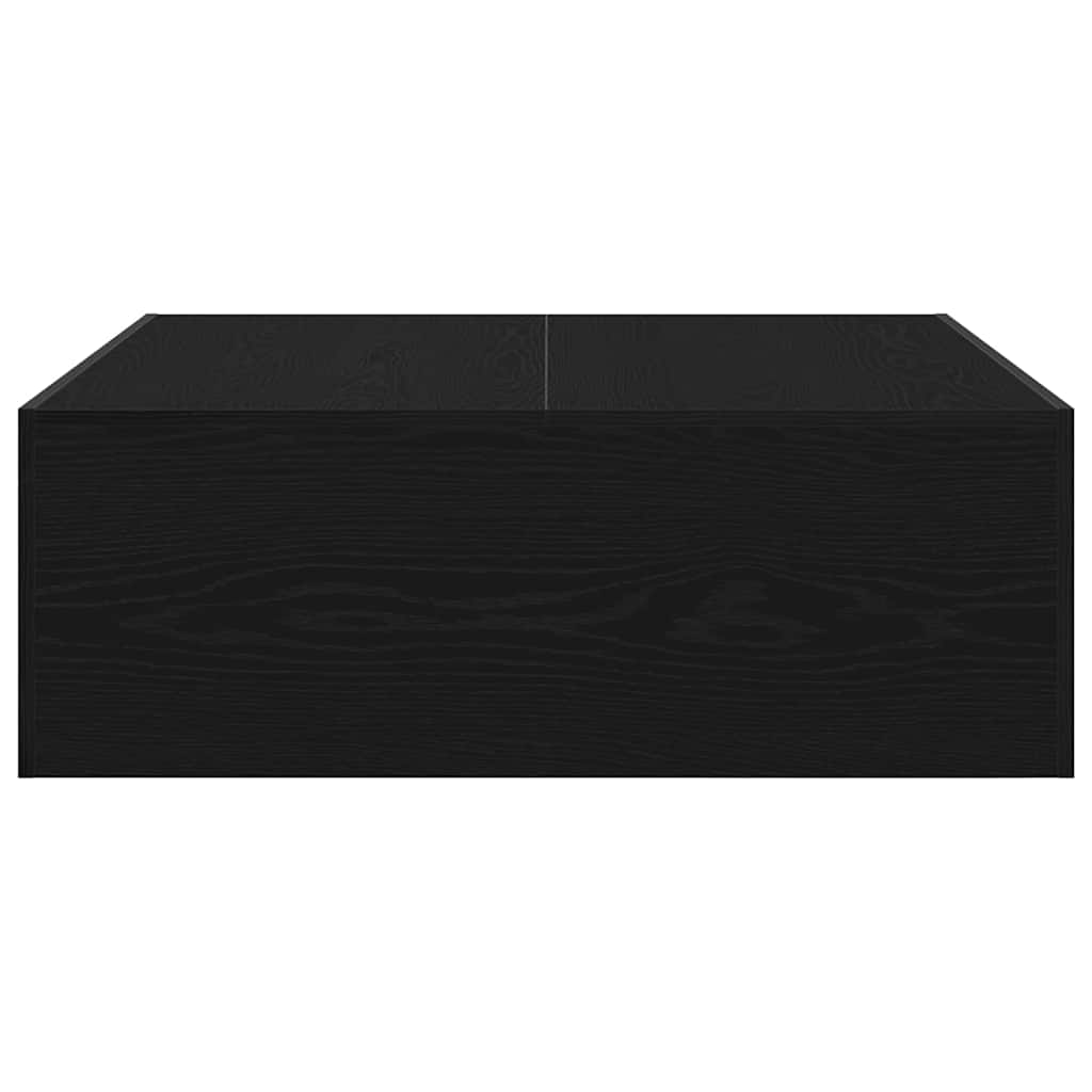 vidaXL Τραπεζάκι σαλονιού Μαύρη Οξυά 100 x 100 x 35 cm