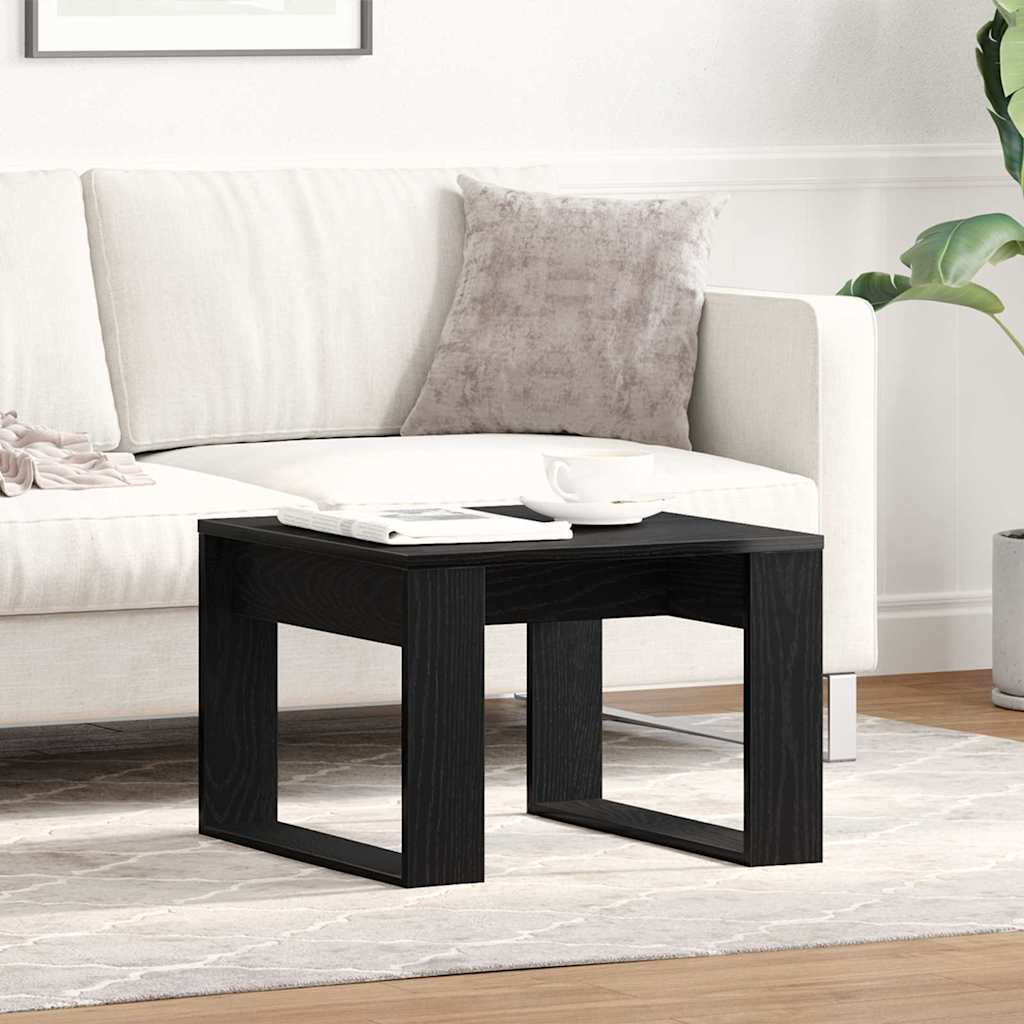 vidaXL Τραπεζάκι σαλονιού Μαύρη Οξυά 50 x 50 x 35 cm