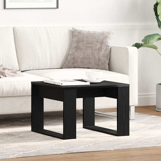 vidaXL Τραπεζάκι σαλονιού Μαύρη Οξυά 50 x 50 x 35 cm