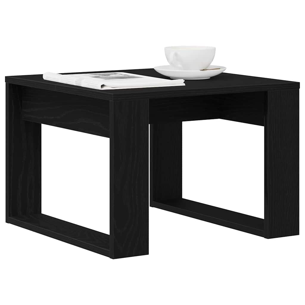 vidaXL Τραπεζάκι σαλονιού Μαύρη Οξυά 50 x 50 x 35 cm