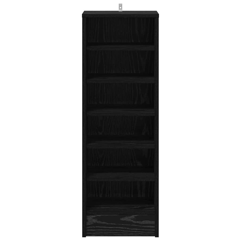 vidaXL Ντουλάπα Παπουτσιών με ράφι Μαύρη Οξυά 32 x 35 x 90 εκ