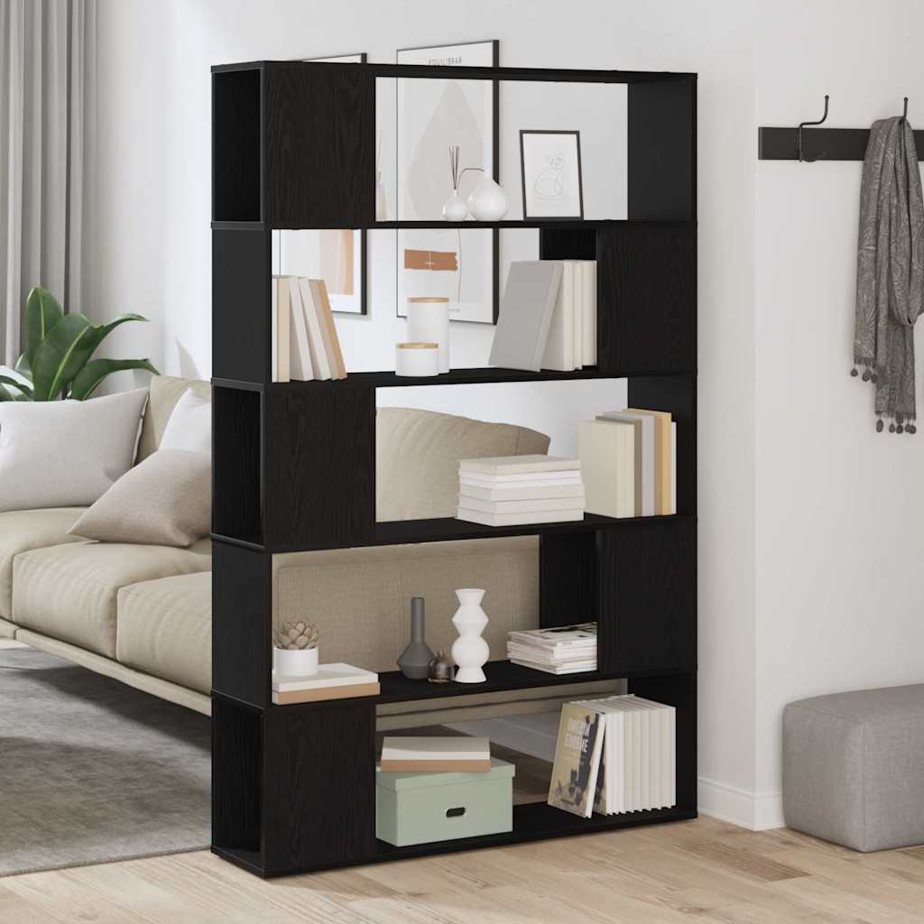 vidaXL Σετ επίπλου τηλεόρασης Επιτοίχιο Μαύρη Οξυά 100 x 24 x 155 cm