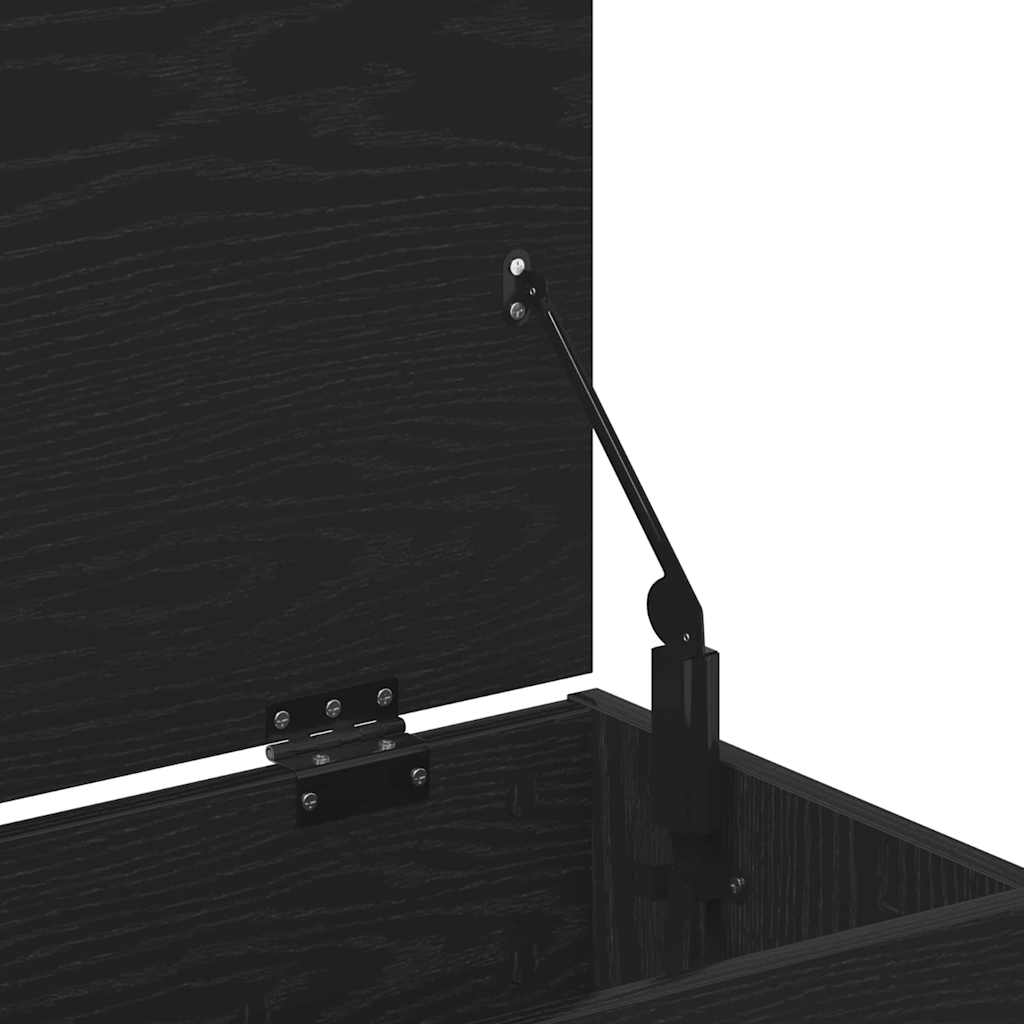 vidaXL Πάγκος για παπούτσια με ράφι Μαύρη Οξυά 60 x 30 x 45 cm