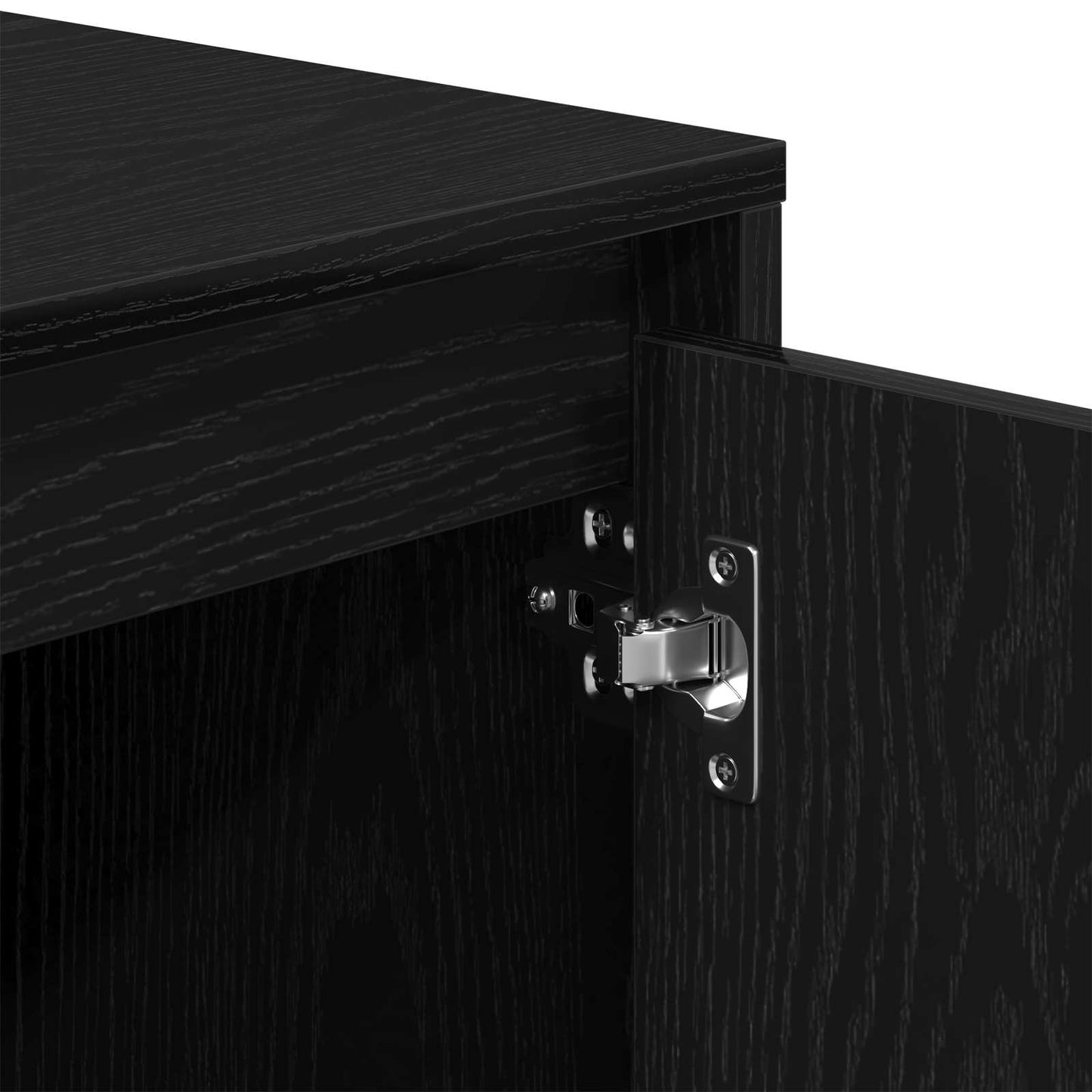 vidaXL Ντουλάπι TV Μαύρη Οξυά 102 x 37,5 x 52,5 εκ Επεξεργασμένο ξύλο