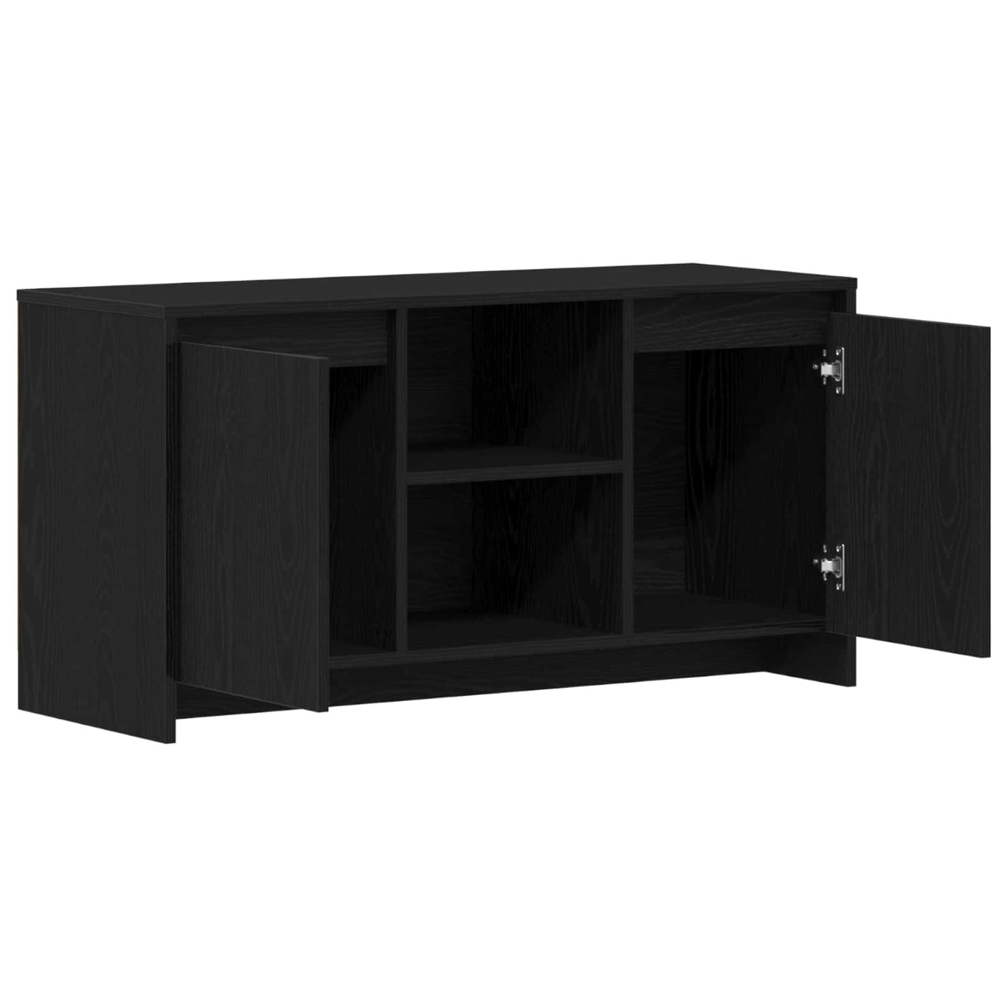 vidaXL Ντουλάπι TV Μαύρη Οξυά 102 x 37,5 x 52,5 εκ Επεξεργασμένο ξύλο