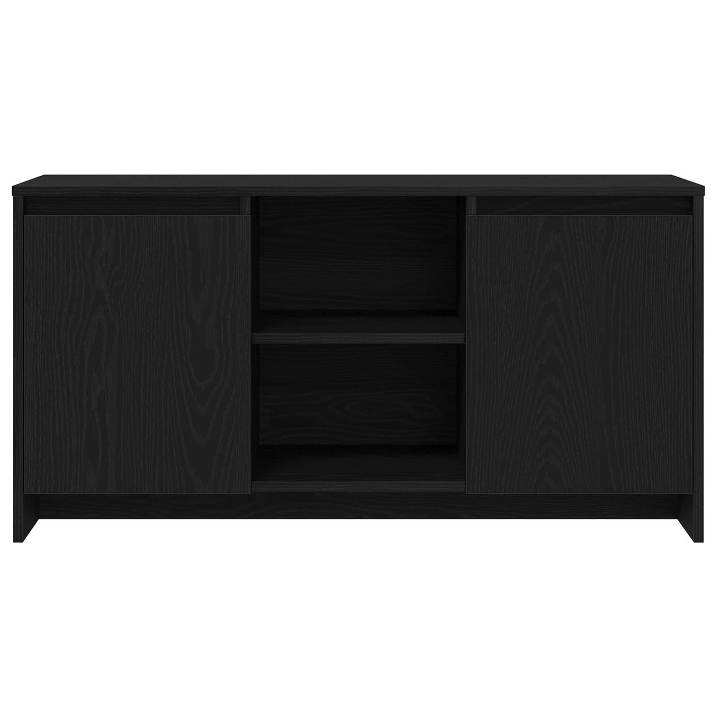 vidaXL Ντουλάπι TV Μαύρη Οξυά 102 x 37,5 x 52,5 εκ Επεξεργασμένο ξύλο