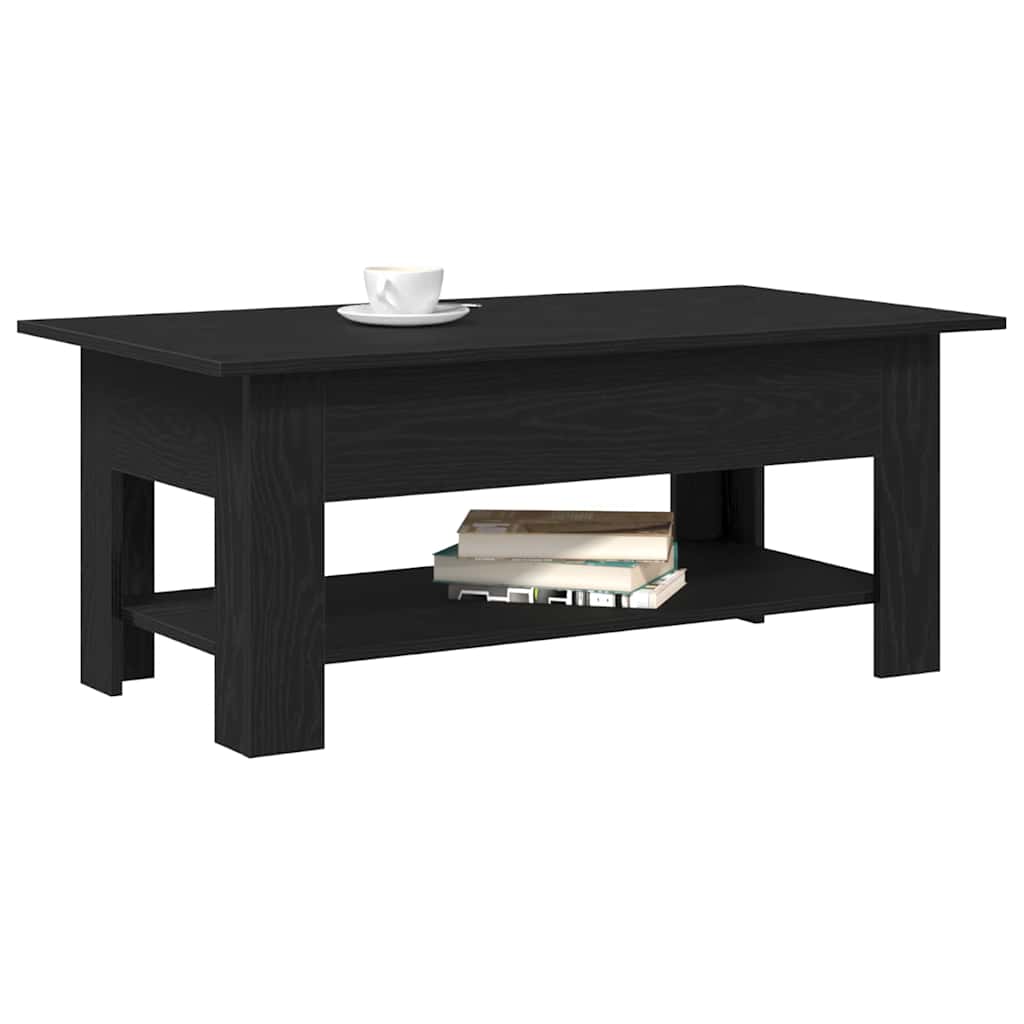 vidaXL Τραπεζάκι σαλονιού Μαύρη Οξυά 102 x 55 x 42 cm