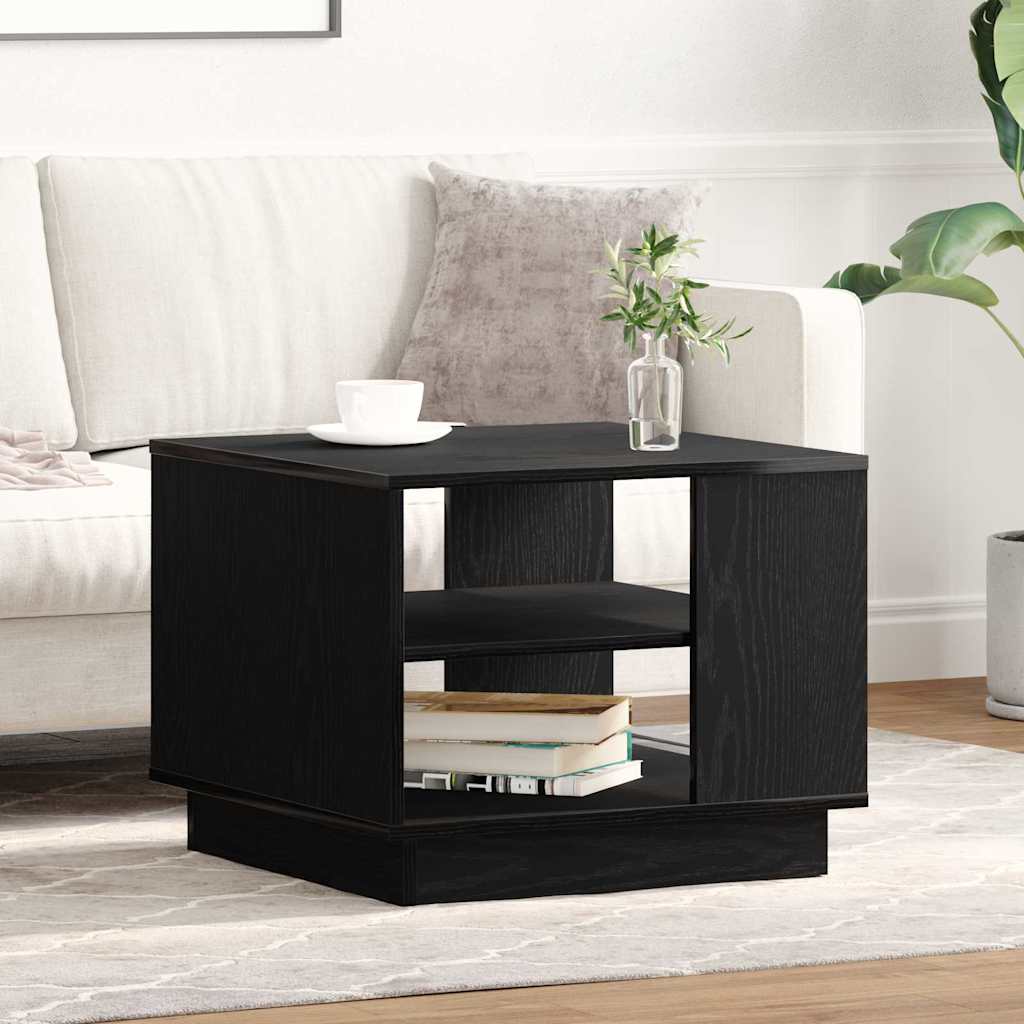 vidaXL Τραπεζάκι σαλονιού Μαύρη Οξυά 55 x 55 x 42 cm