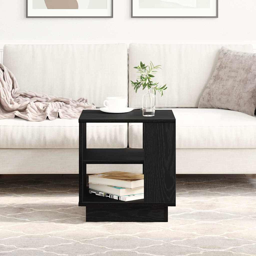 vidaXL Τραπεζάκι σαλονιού Μαύρη Οξυά 40 x 40 x 43 cm
