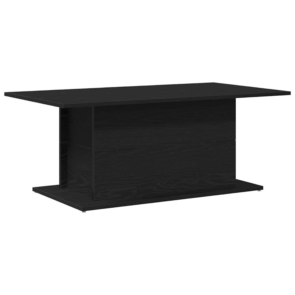 vidaXL Τραπεζάκι σαλονιού Μαύρη Οξυά 102 x 55,5 x 40 cm