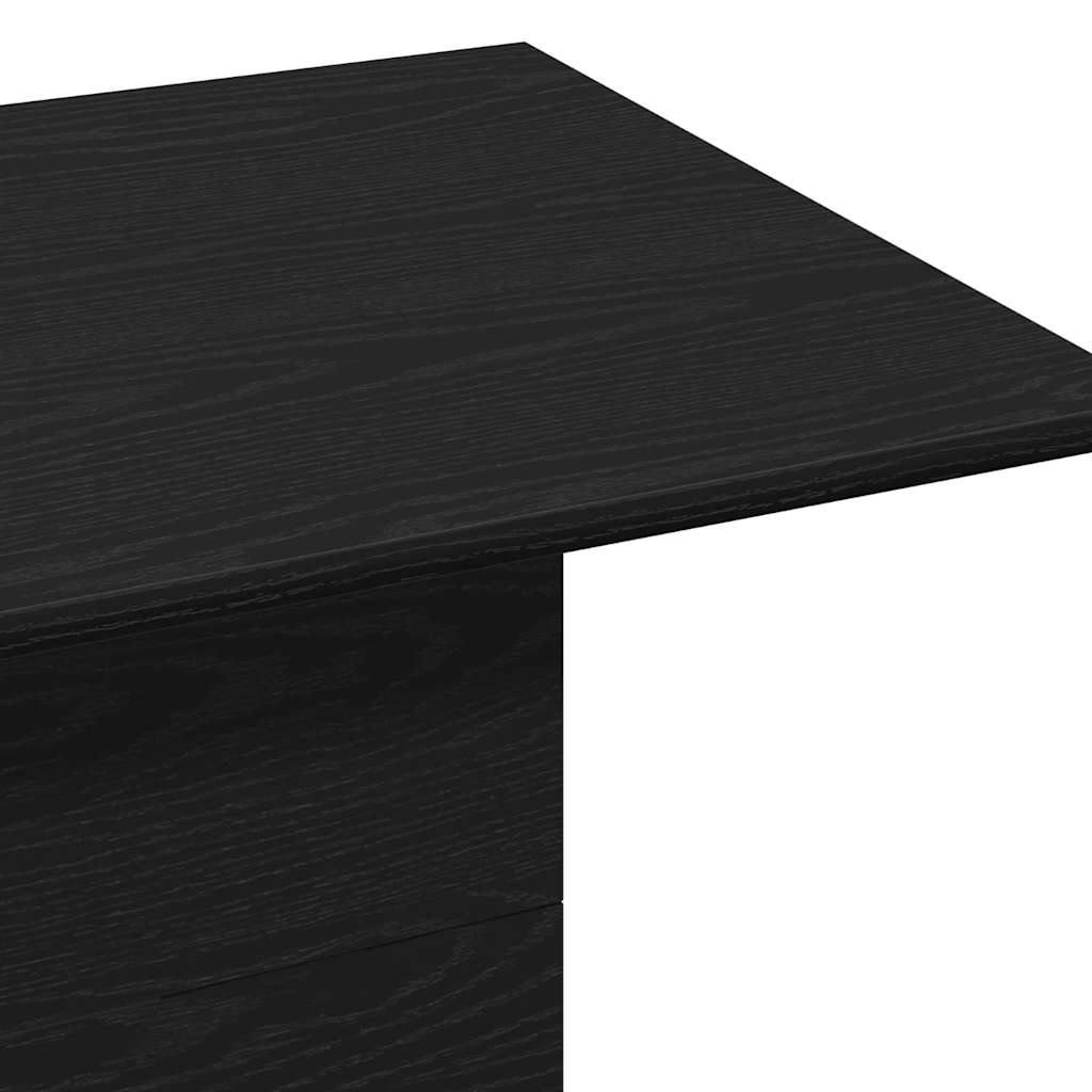 vidaXL Τραπεζάκι σαλονιού Μαύρη Οξυά 55,5 x 55,5 x 40 cm