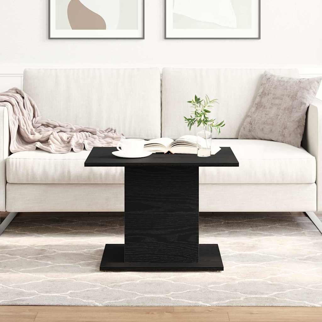 vidaXL Τραπεζάκι σαλονιού Μαύρη Οξυά 55,5 x 55,5 x 40 cm