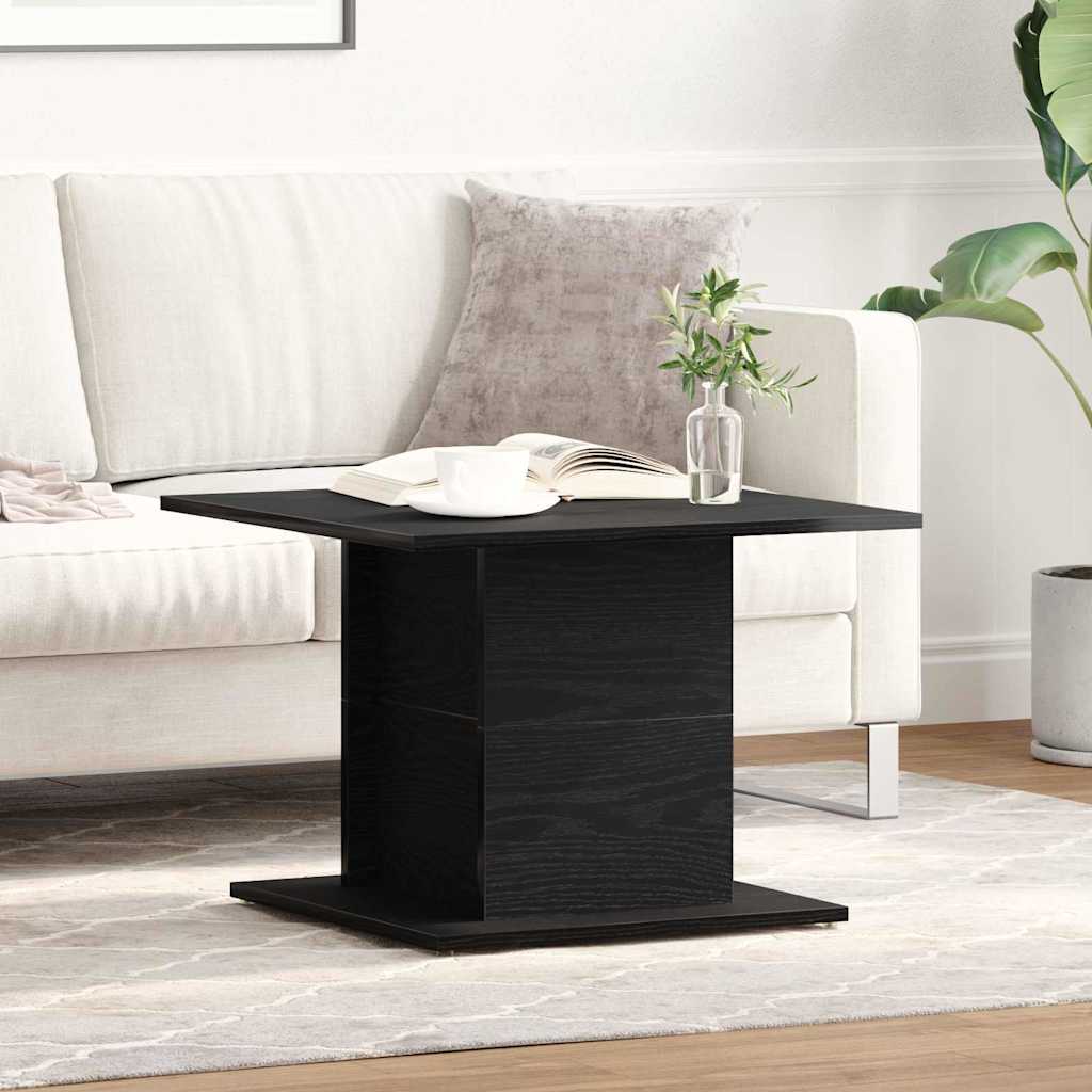 vidaXL Τραπεζάκι σαλονιού Μαύρη Οξυά 55,5 x 55,5 x 40 cm