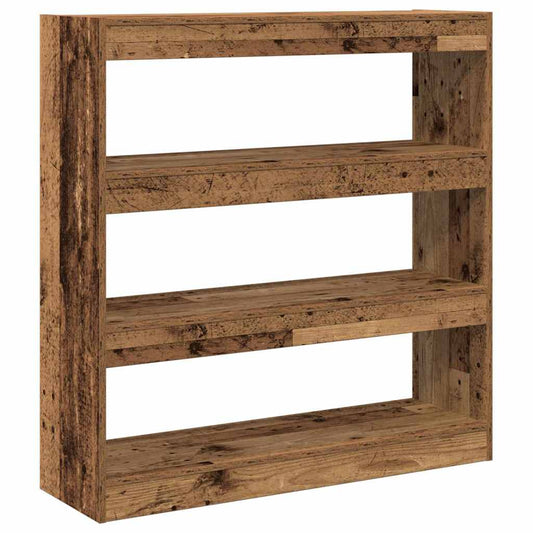 vidaXL Βιβλιοθήκη Παλαιό ξύλο 100 x 30 x 103 εκ. Επεξεργασμένο ξύλο