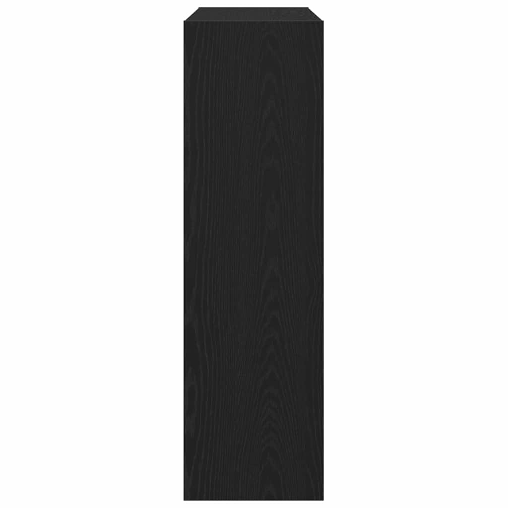 vidaXL Βιβλιοθήκη Μαύρη δρυς 100 x 30 x 103 εκ. Επεξεργασμένο ξύλο