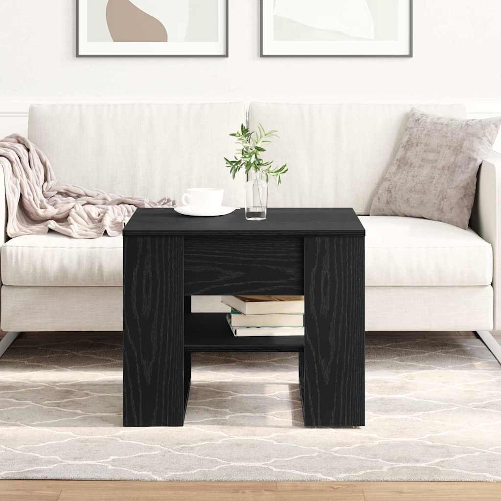 vidaXL Τραπεζάκι σαλονιού Μαύρη Οξυά 55,5 x 55 x 45 cm