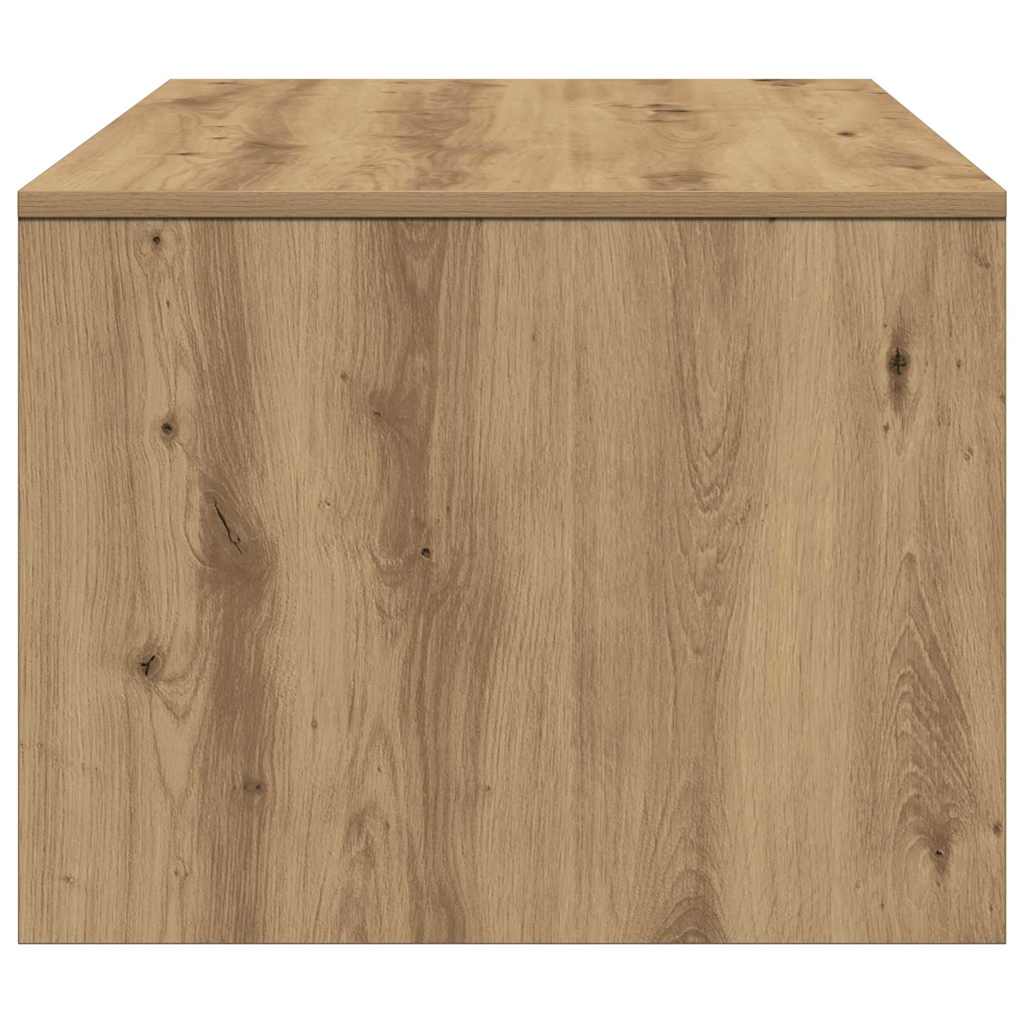 vidaXL Τραπεζάκι σαλονιού με συρτάρι Artisan Oak 102 x 55 x 43,5 εκ.