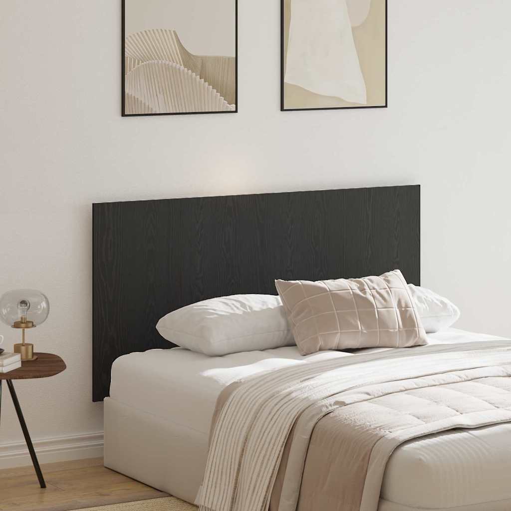 vidaXL Κεφαλάρι Μαύρη δρυς 160 x 1,5 x 80 cm Επεξεργασμένο ξύλο