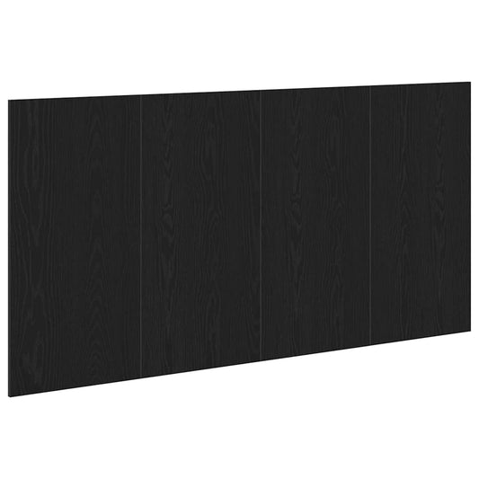 vidaXL Κεφαλάρι Μαύρη δρυς 160 x 1,5 x 80 cm Επεξεργασμένο ξύλο
