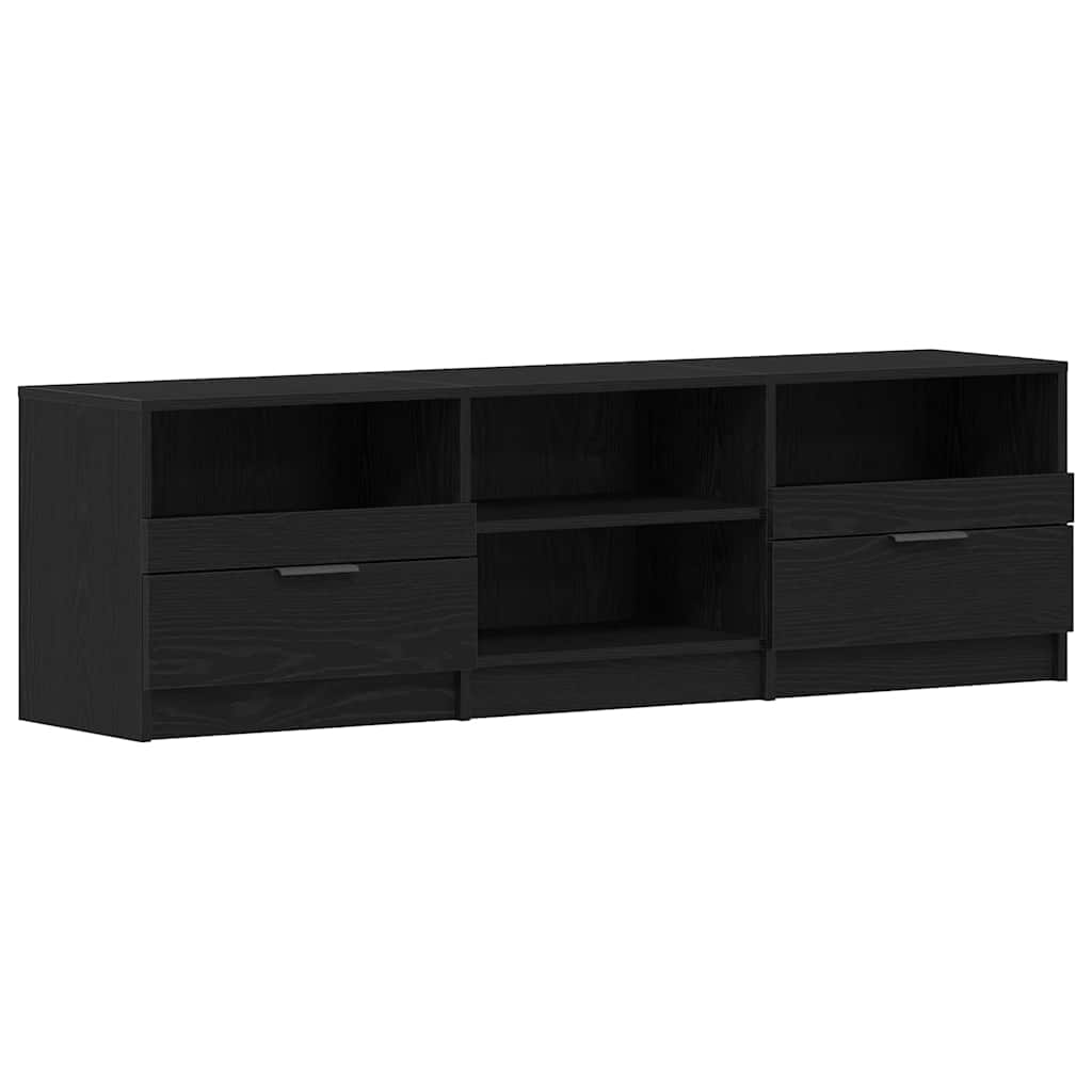 vidaXL Ντουλάπι TV Μαύρη Οξυά 150 x 33,5 x 45 εκ. Επεξεργασμένο ξύλο