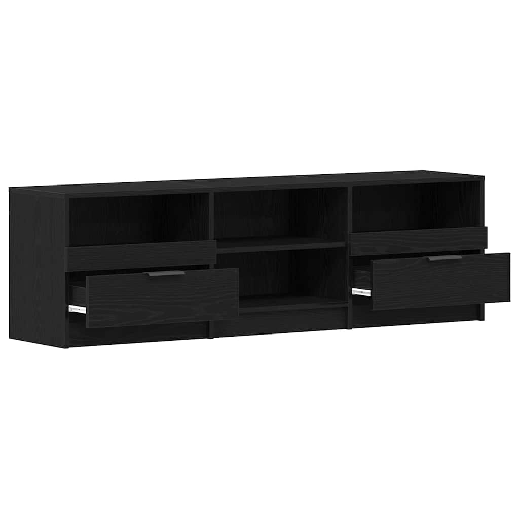 vidaXL Ντουλάπι TV Μαύρη Οξυά 150 x 33,5 x 45 εκ. Επεξεργασμένο ξύλο