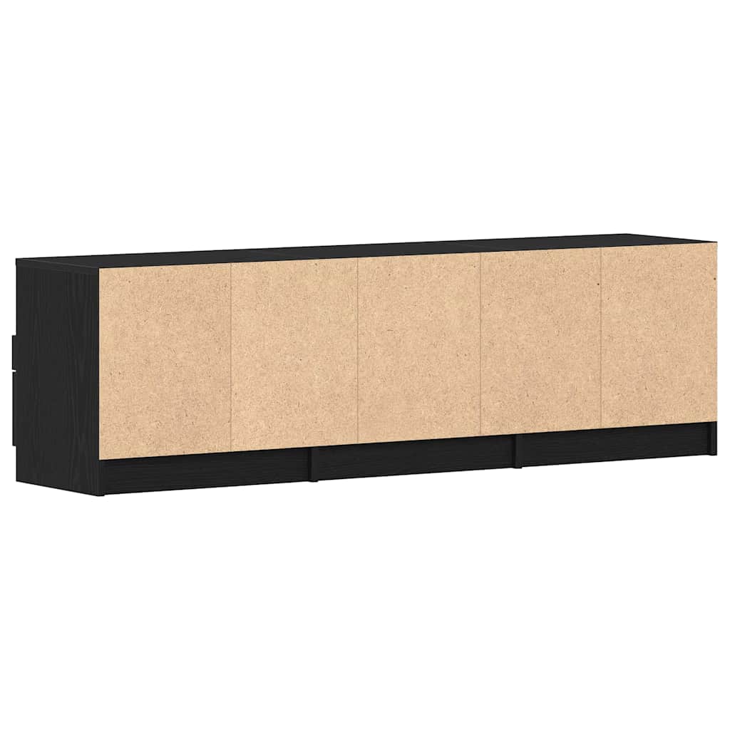 vidaXL Ντουλάπι TV Μαύρη Οξυά 150 x 33,5 x 45 εκ. Επεξεργασμένο ξύλο