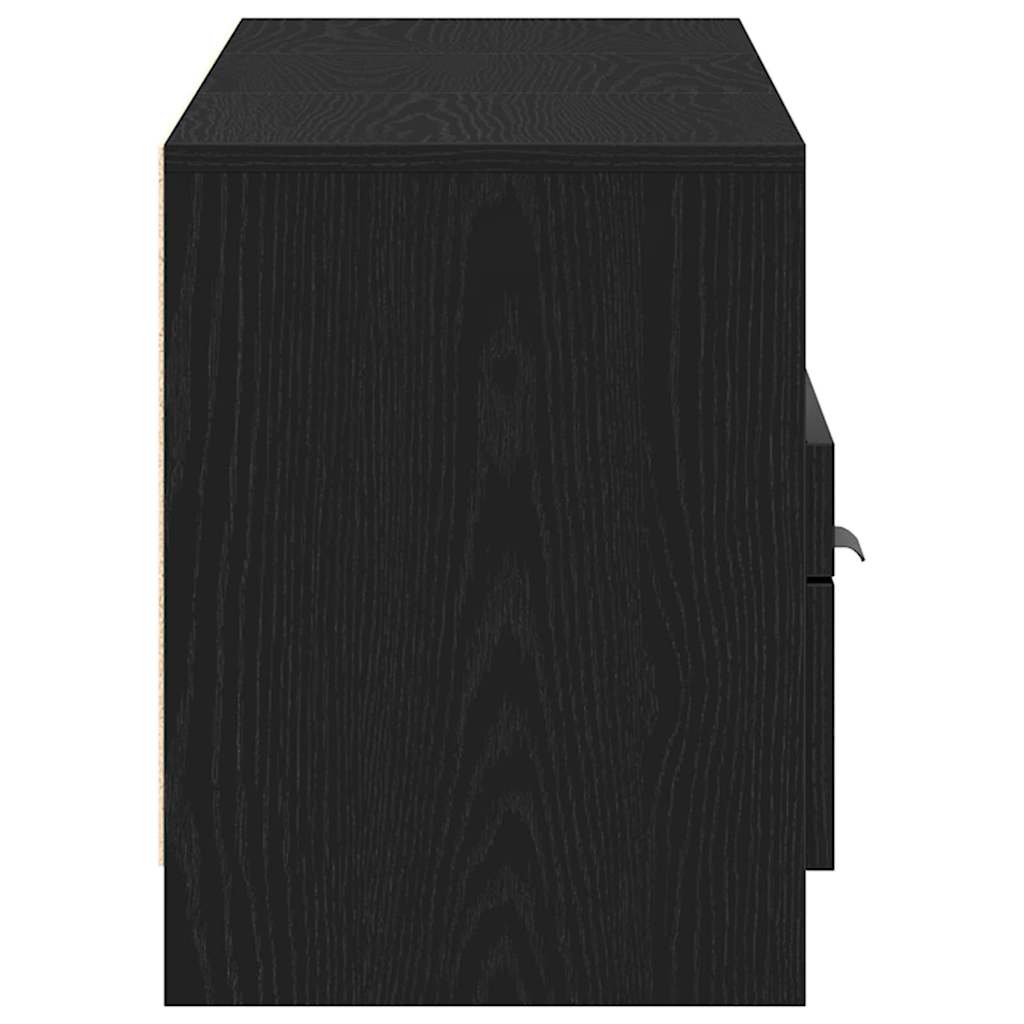 vidaXL Ντουλάπι TV Μαύρη Οξυά 150 x 33,5 x 45 εκ. Επεξεργασμένο ξύλο