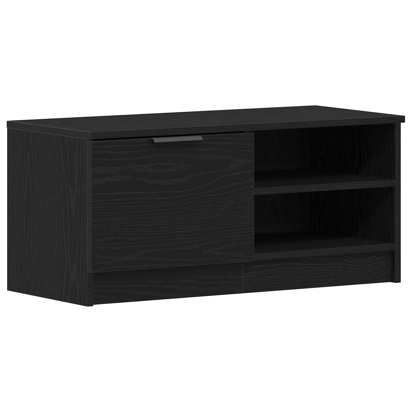 vidaXL Ντουλάπι TV Μαύρη Οξυά 80 x 35 x 36,5 cm Επεξεργασμένο ξύλο