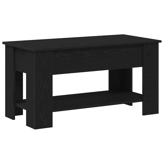 vidaXL Τραπεζάκι σαλονιού Μαύρη δρυς 101 x 49 x 52 cm