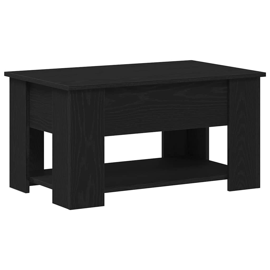 vidaXL Τραπεζάκι σαλονιού Μαύρη Οξυά 79 x 49 x 41 cm