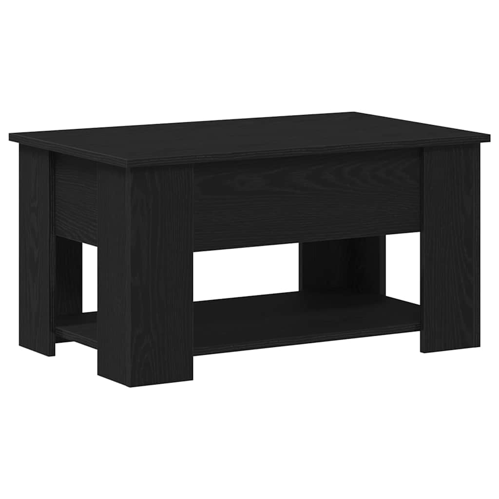 vidaXL Τραπεζάκι σαλονιού Μαύρη Οξυά 79 x 49 x 41 cm