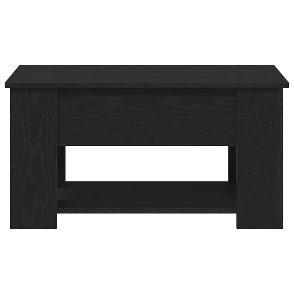 vidaXL Τραπεζάκι σαλονιού Μαύρη Οξυά 79 x 49 x 41 cm