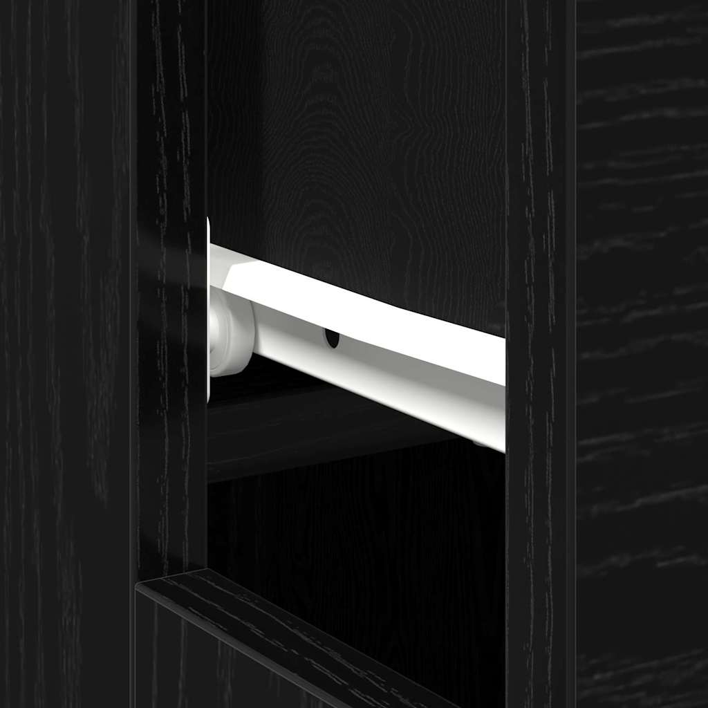 vidaXL Γραφείο Μαύρη δρυς 100 x 50 x 75 cm Επεξεργασμένο ξύλο