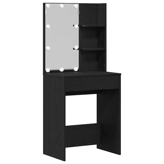 vidaXL Τραπέζι περιποίησης Μαύρη Οξυά 60 x 40 x 140 cm
