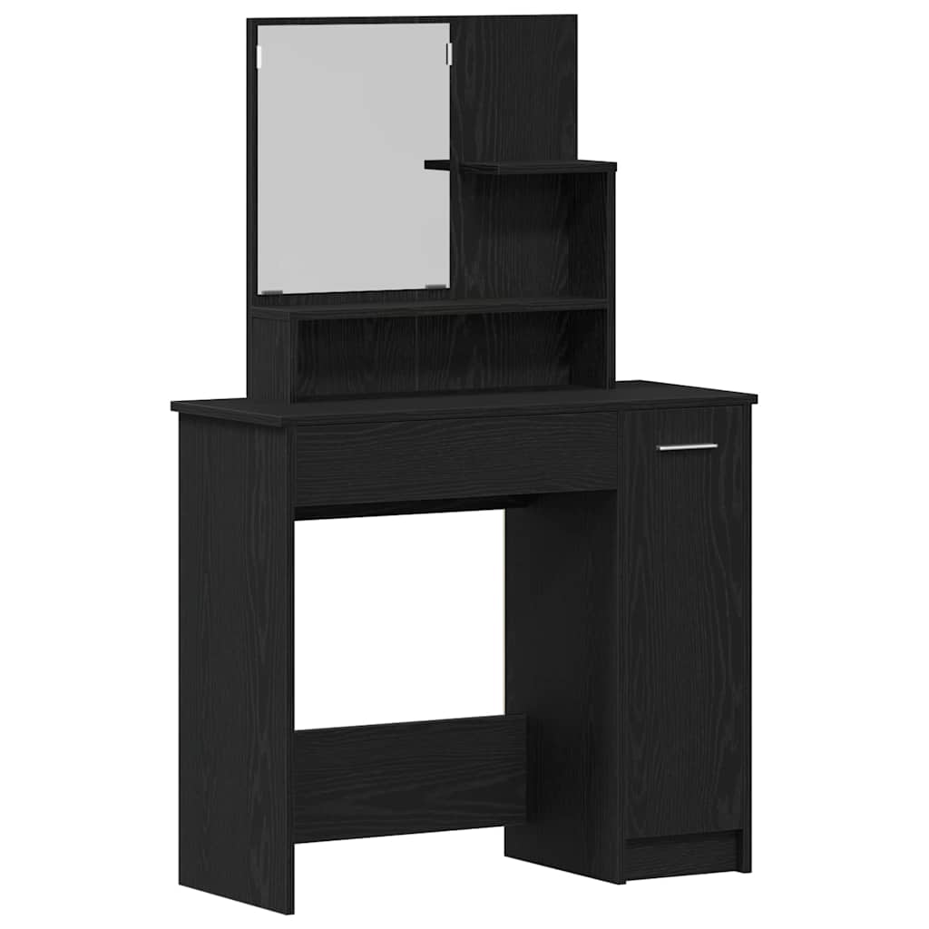 vidaXL Τραπέζι περιποίησης Μαύρη Οξυά 86,5 x 35 x 136 cm
