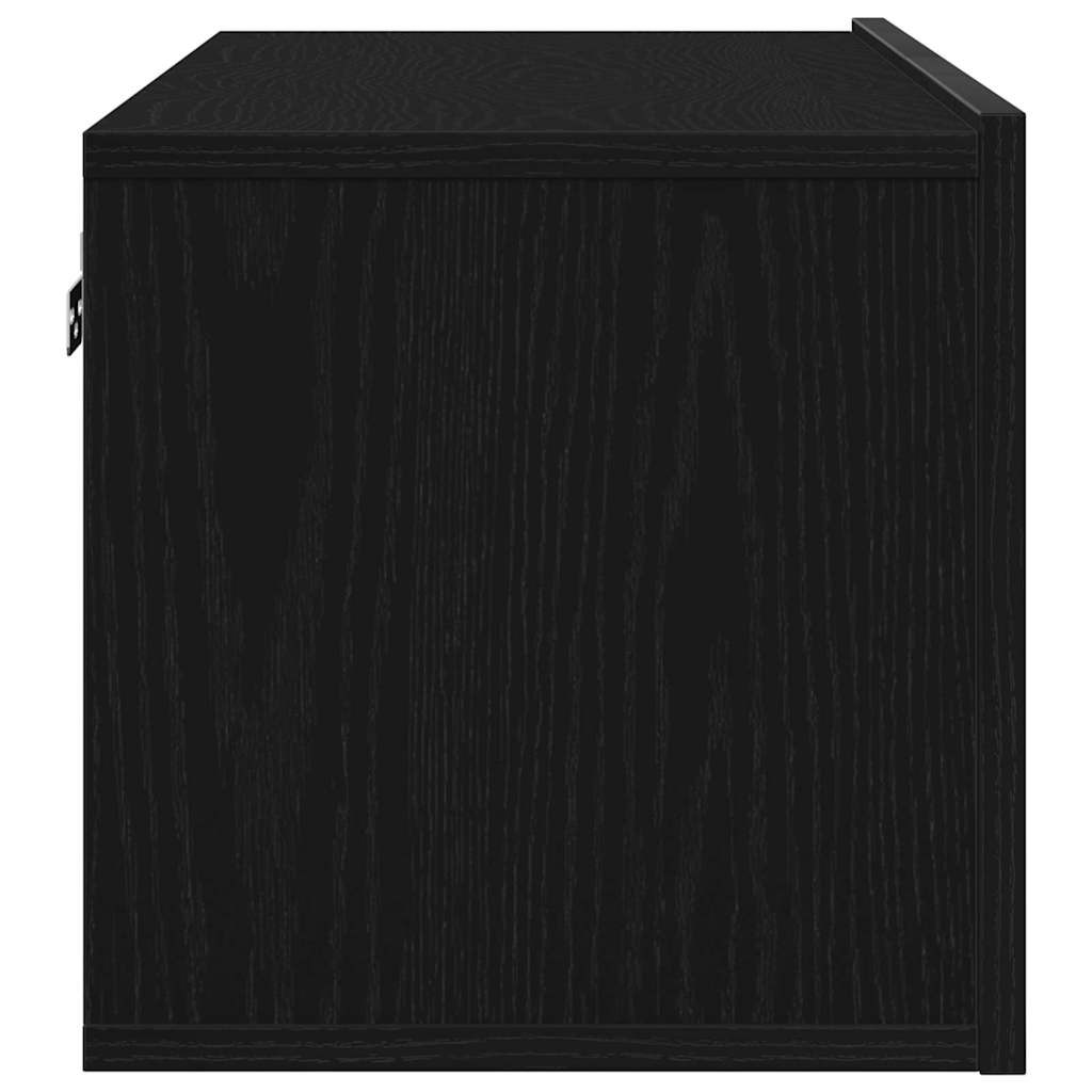 vidaXL Ντουλάπι TV 2 pcs Μαύρη Οξυά 80 x 30 x 30 εκ Επεξεργασμένο ξύλο