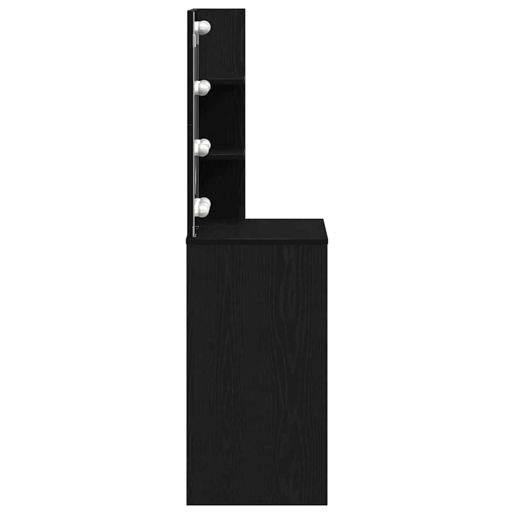 vidaXL Τραπέζι περιποίησης Μαύρη Οξυά 74,5 x 40 x 141 cm