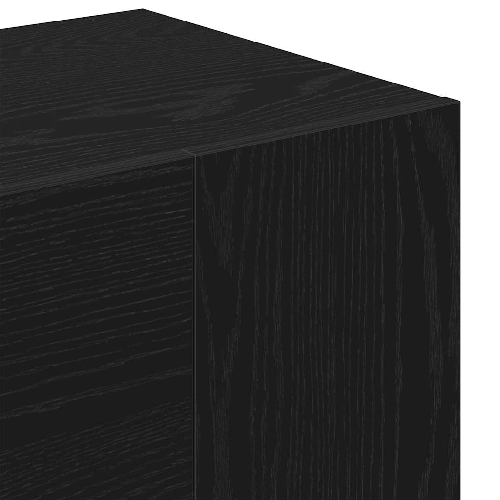 vidaXL Ντουλάπα διαδρόμου με ράφι Μαύρη Οξυά 97,5 x 37 x 99 εκ.